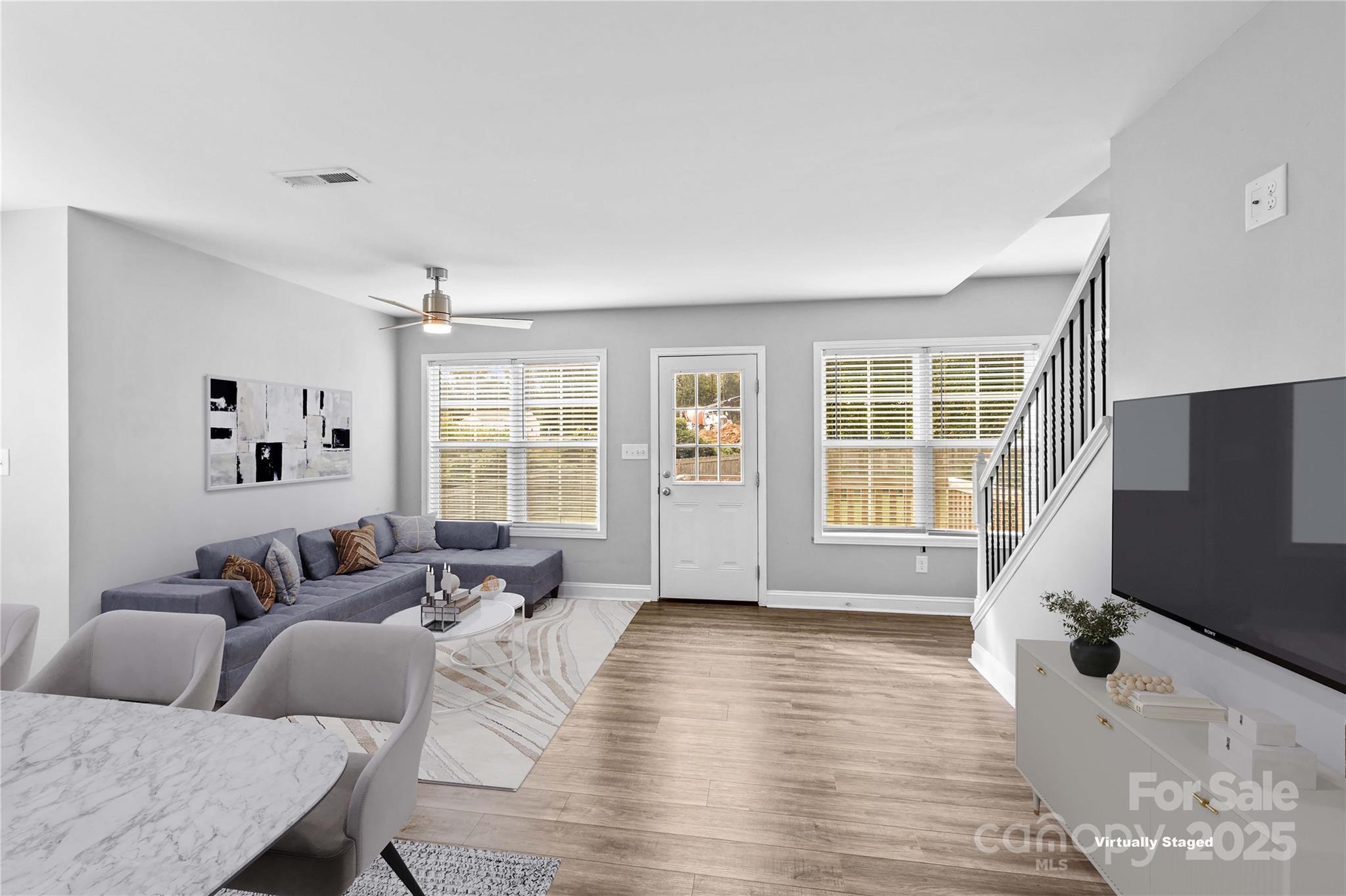 2518 Moose Road Kannapolis, NC 28083 - Photo 4 of 47 a living room with furniture window and wooden floor