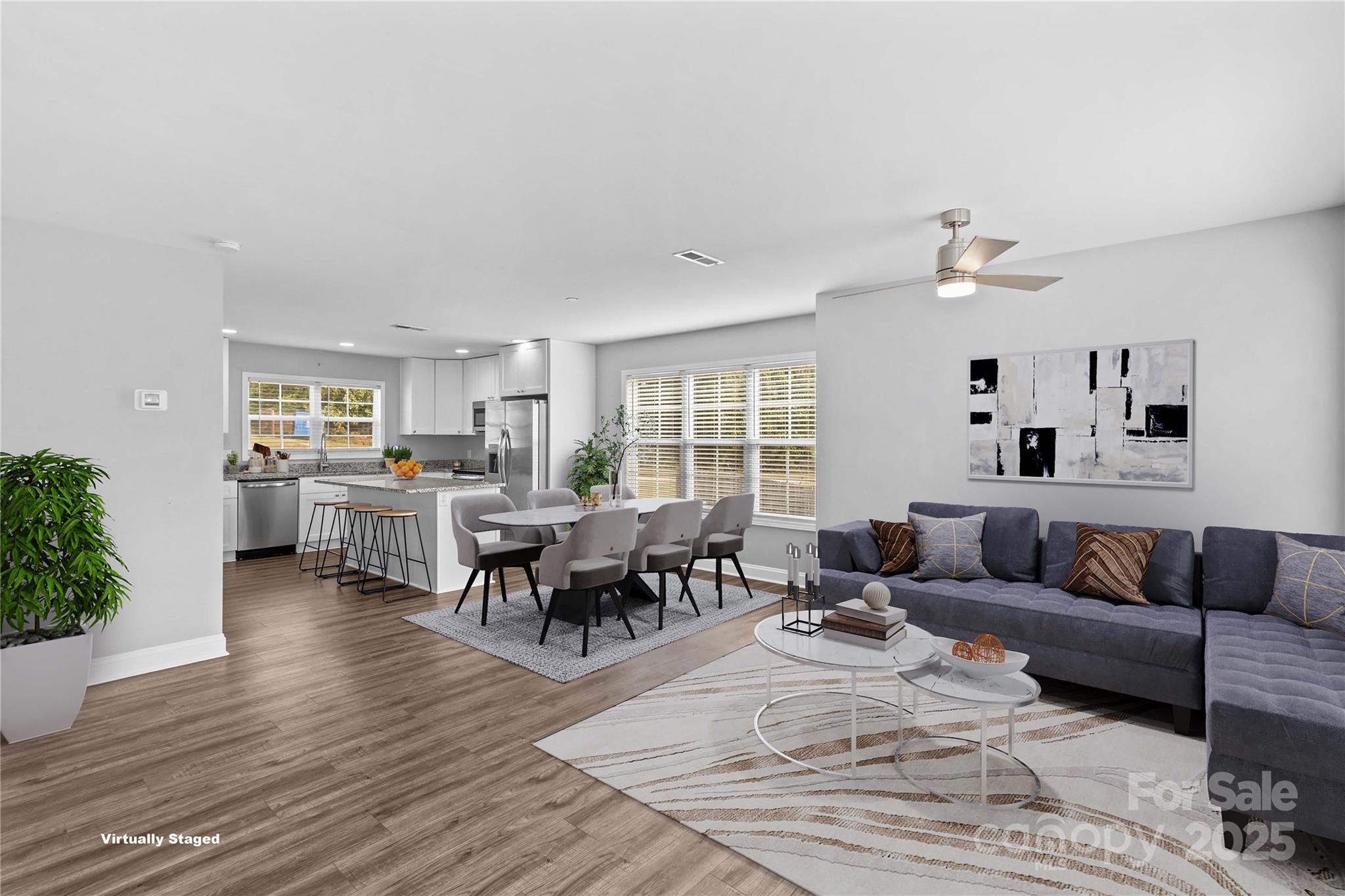 2518 Moose Road Kannapolis, NC 28083 - Photo 10 of 47 a living room with furniture and wooden floor
