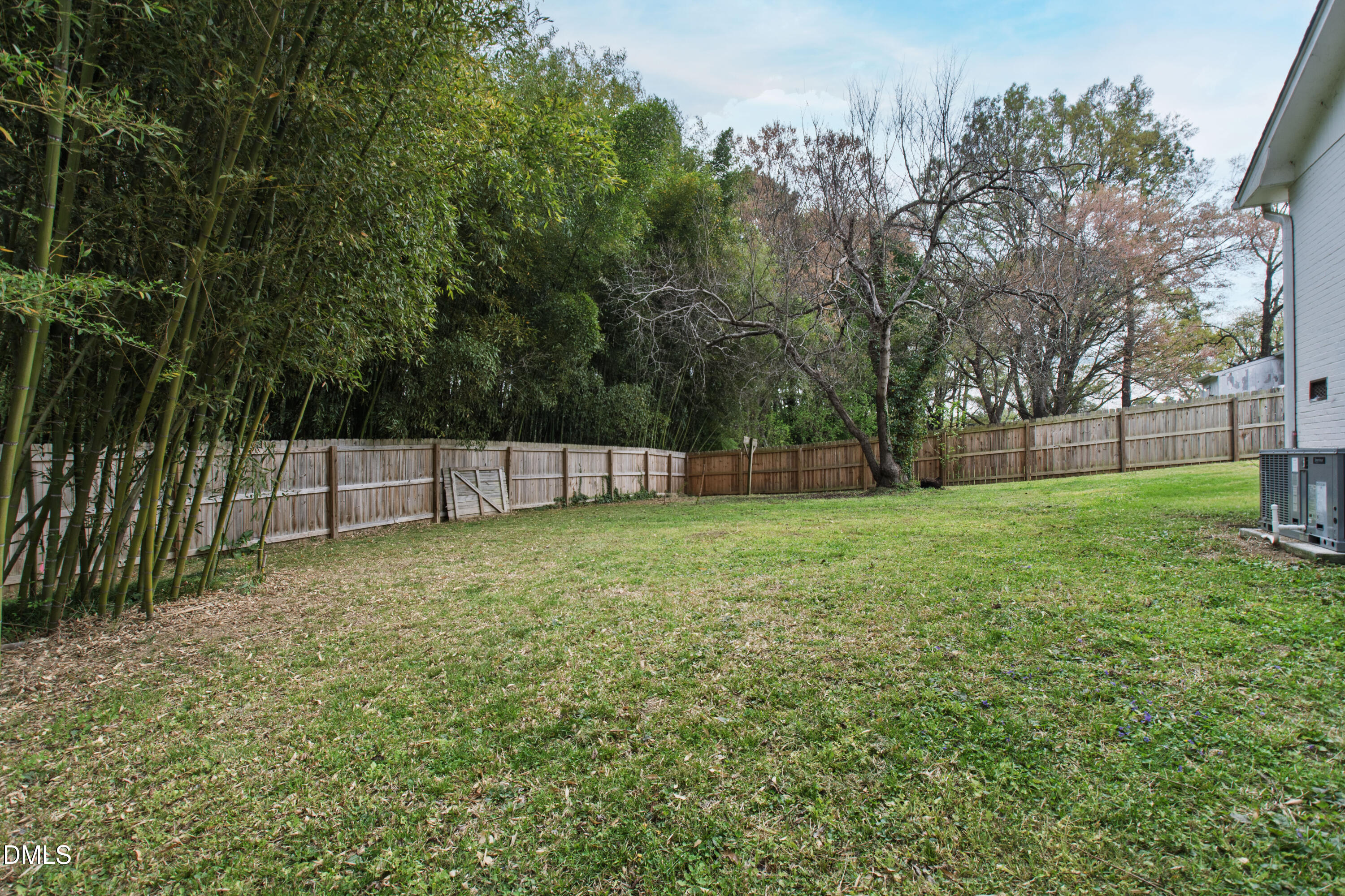 917 Carlisle Street Raleigh, NC 27610 - Photo 30 of 33 a view of a yard with a trampoline