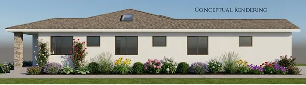 a view of outdoor space and yard