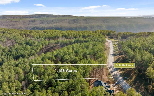 an aerial view of a house with a ocean view
