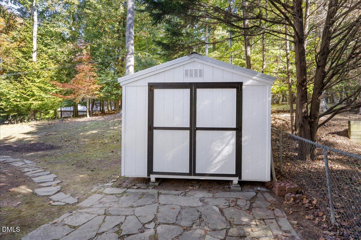 2708 Ferrand Drive Durham, NC 27705 - Photo 39 of 47 a view of a small house with a yard