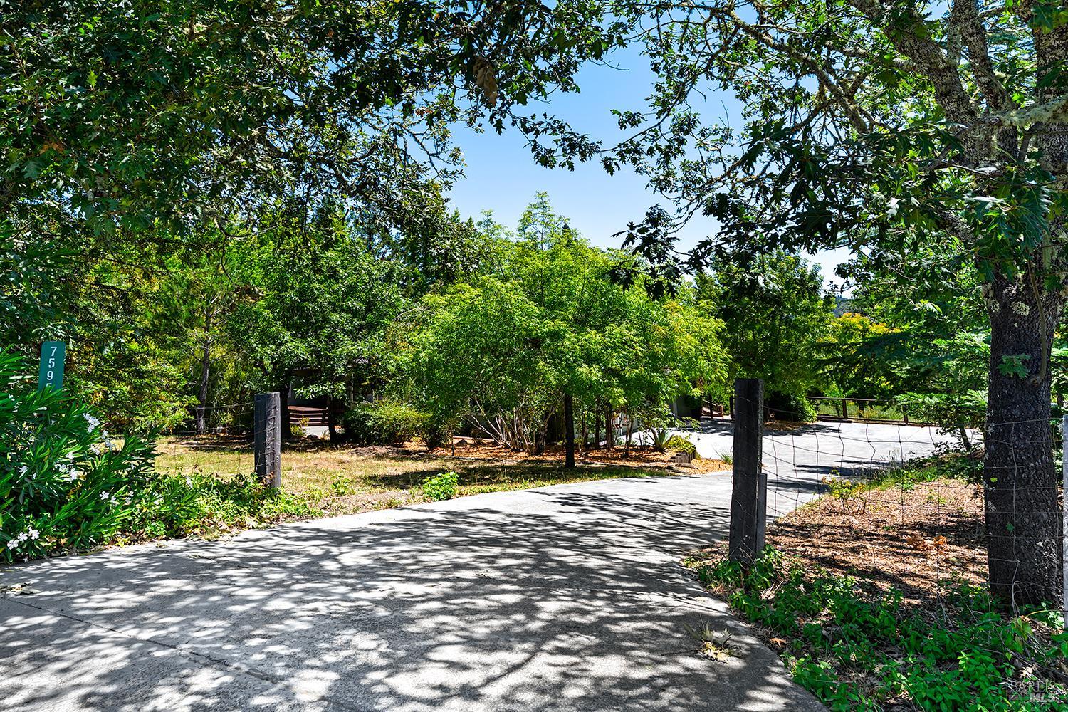 7595 Giusti Road Forestville, CA 95436 - Photo 2 of 41 a view of street with trees