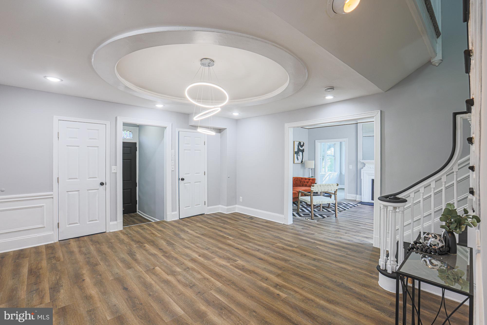 2606 Queen Anne Road Baltimore, MD 21216 - Photo 29 of 92 Spacious foyer with modern lighting design.