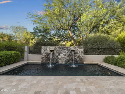 a view of garden with pathway