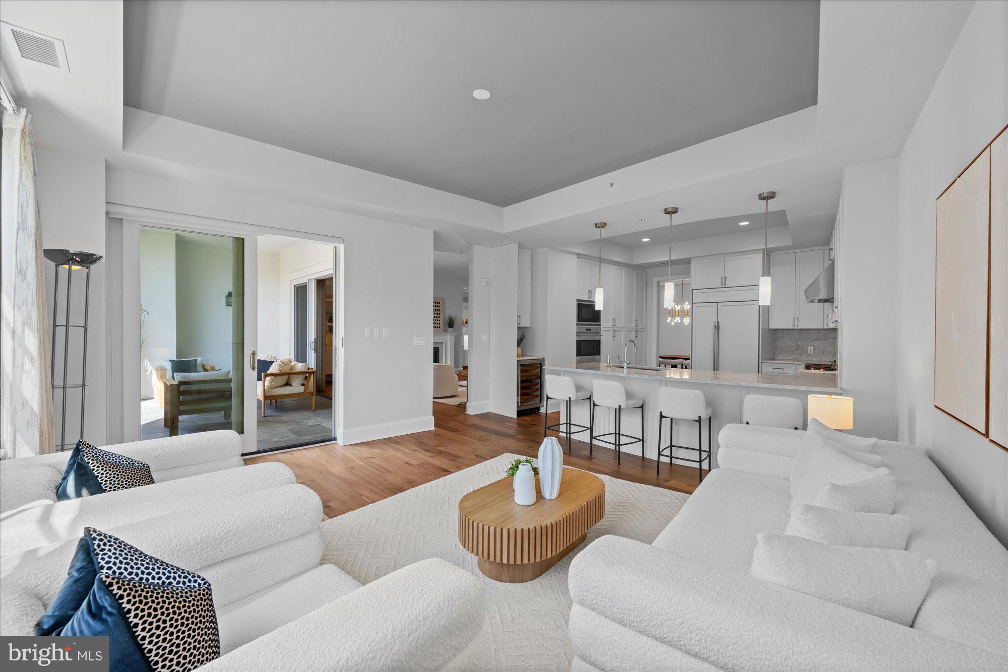8121 River Road, Unit 423 Bethesda, MD 20817 - Photo 37 of 79 Family room with Direct Access to Terrace