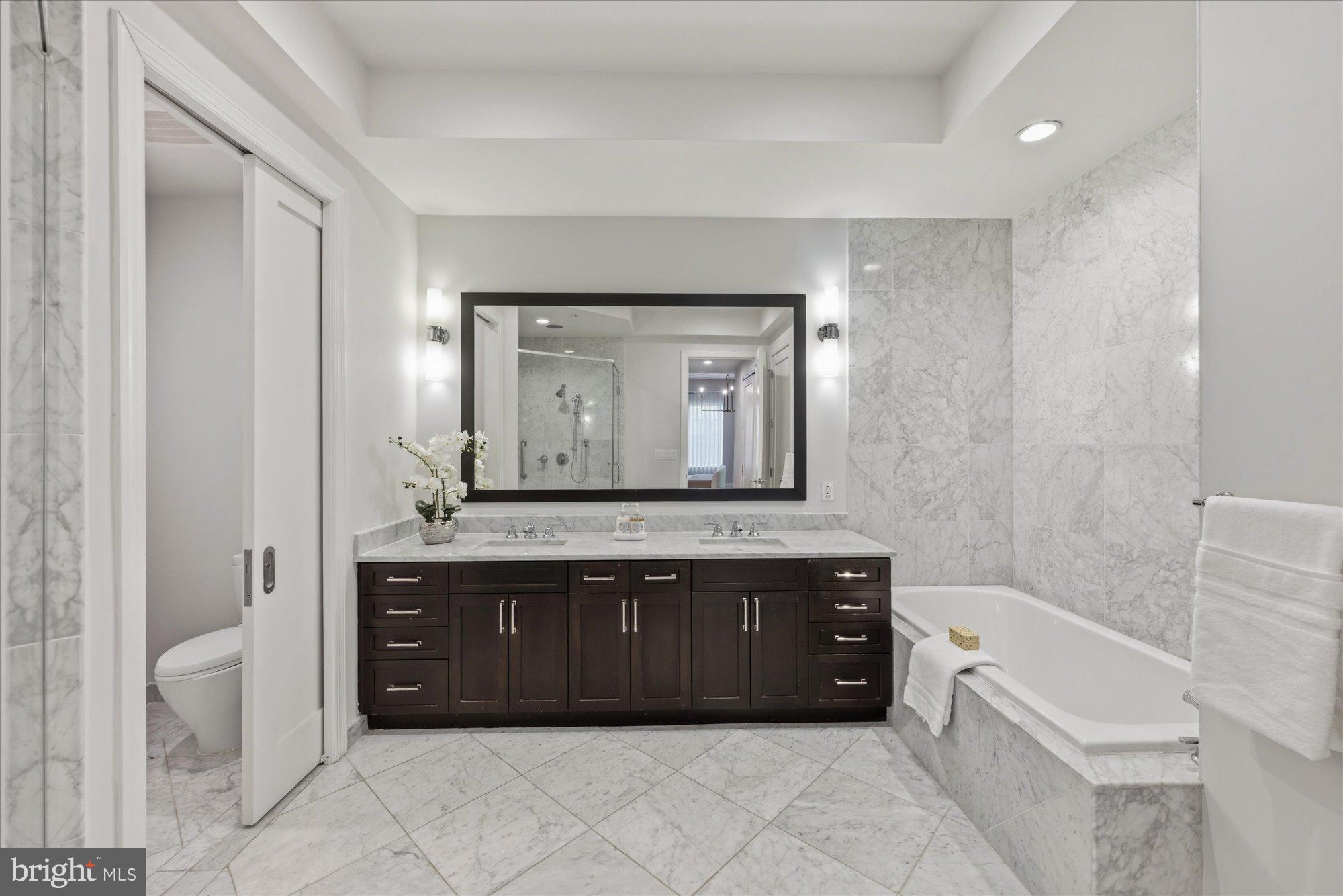 8121 River Road, Unit 423 Bethesda, MD 20817 - Photo 43 of 79 Water Closet, Separate Bath and Enlarged Shower