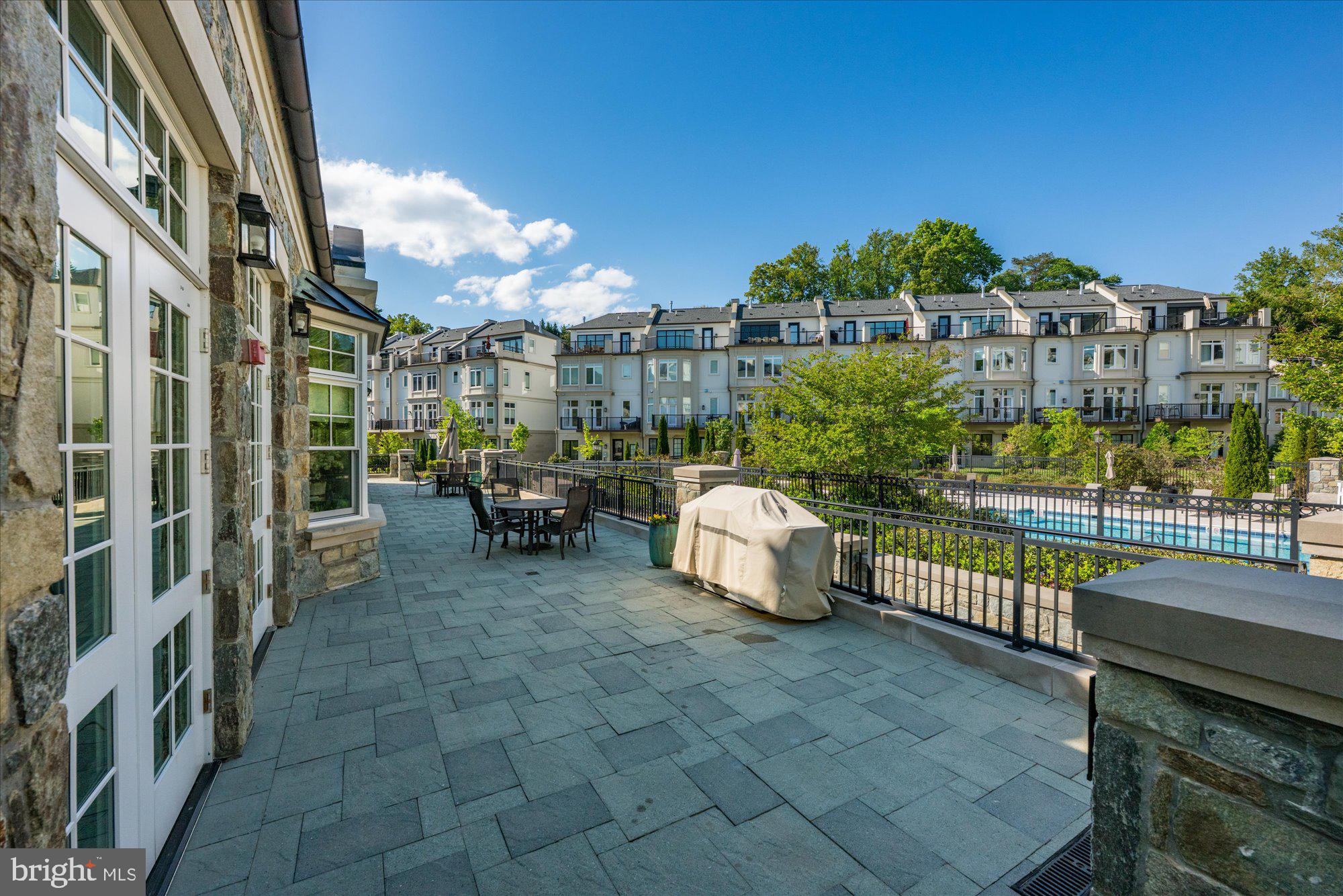 8121 River Road, Unit 423 Bethesda, MD 20817 - Photo 67 of 79 Terrace to Pool