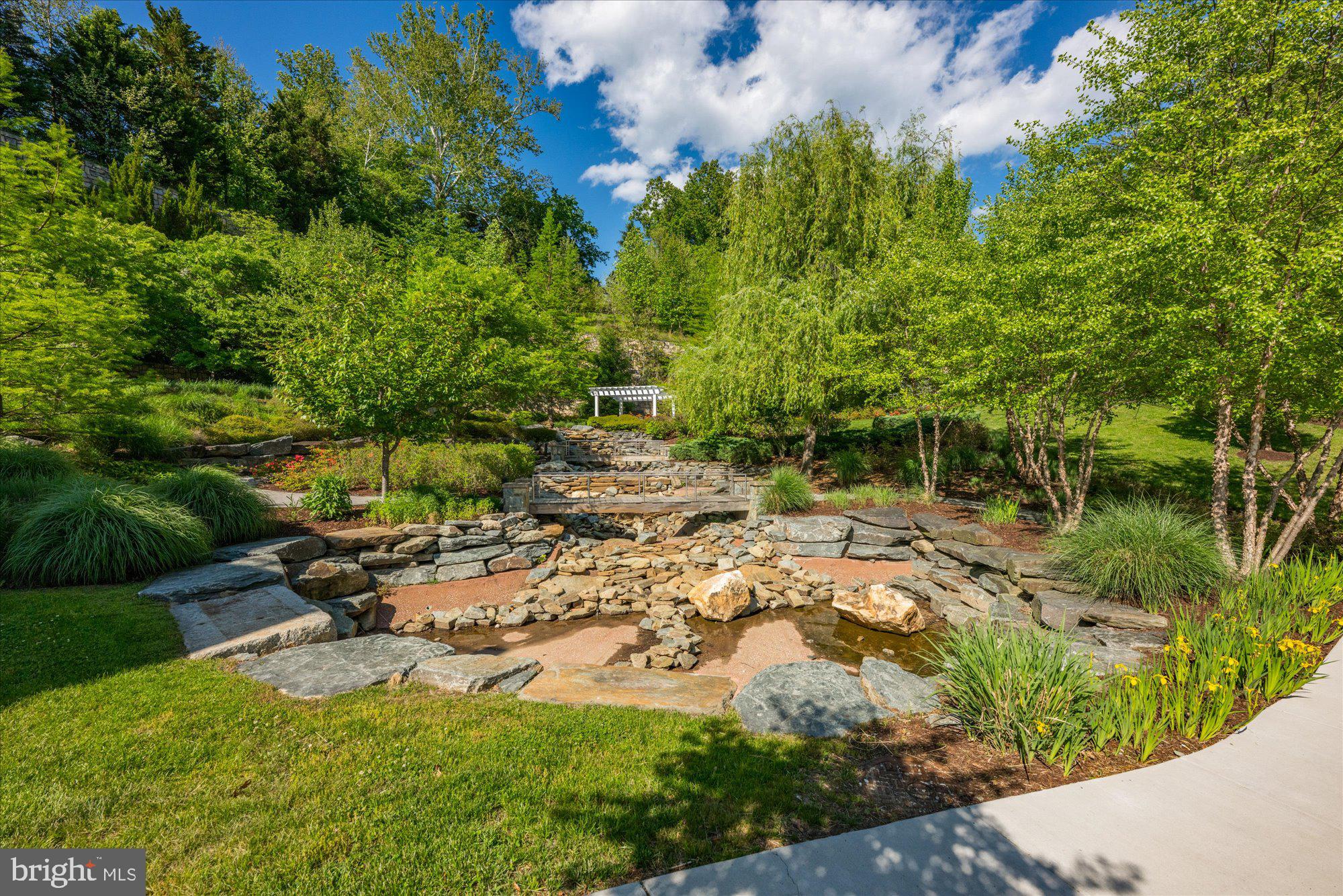 8121 River Road, Unit 423 Bethesda, MD 20817 - Photo 74 of 79 Waterfall with Gazebo
