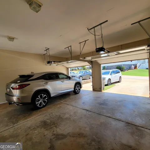 a view of parking garage