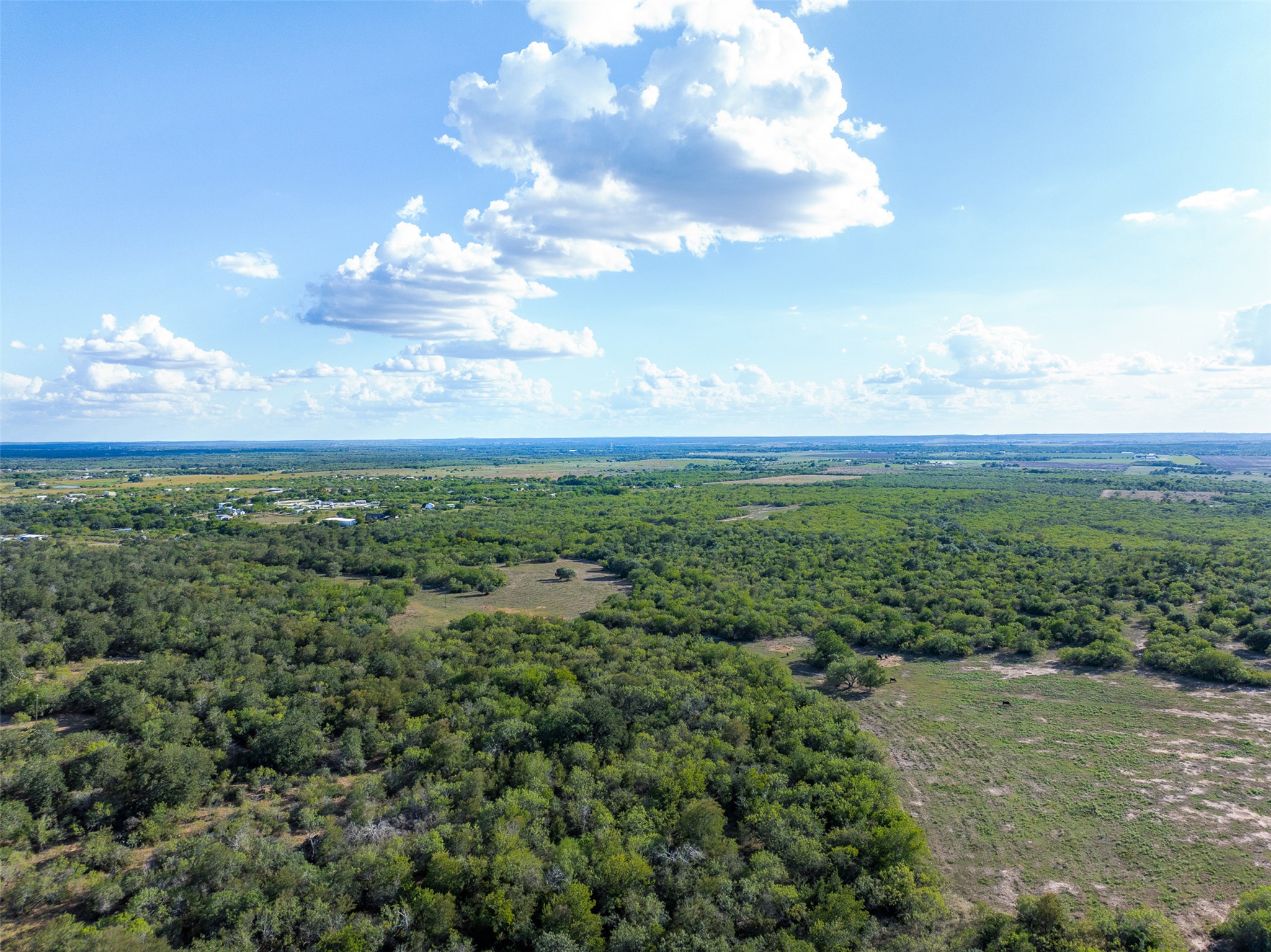 399 Seals Creek Road Lockhart, TX 78644 - Photo 28 of 40 Drone / aerial view of a heavily wooded area