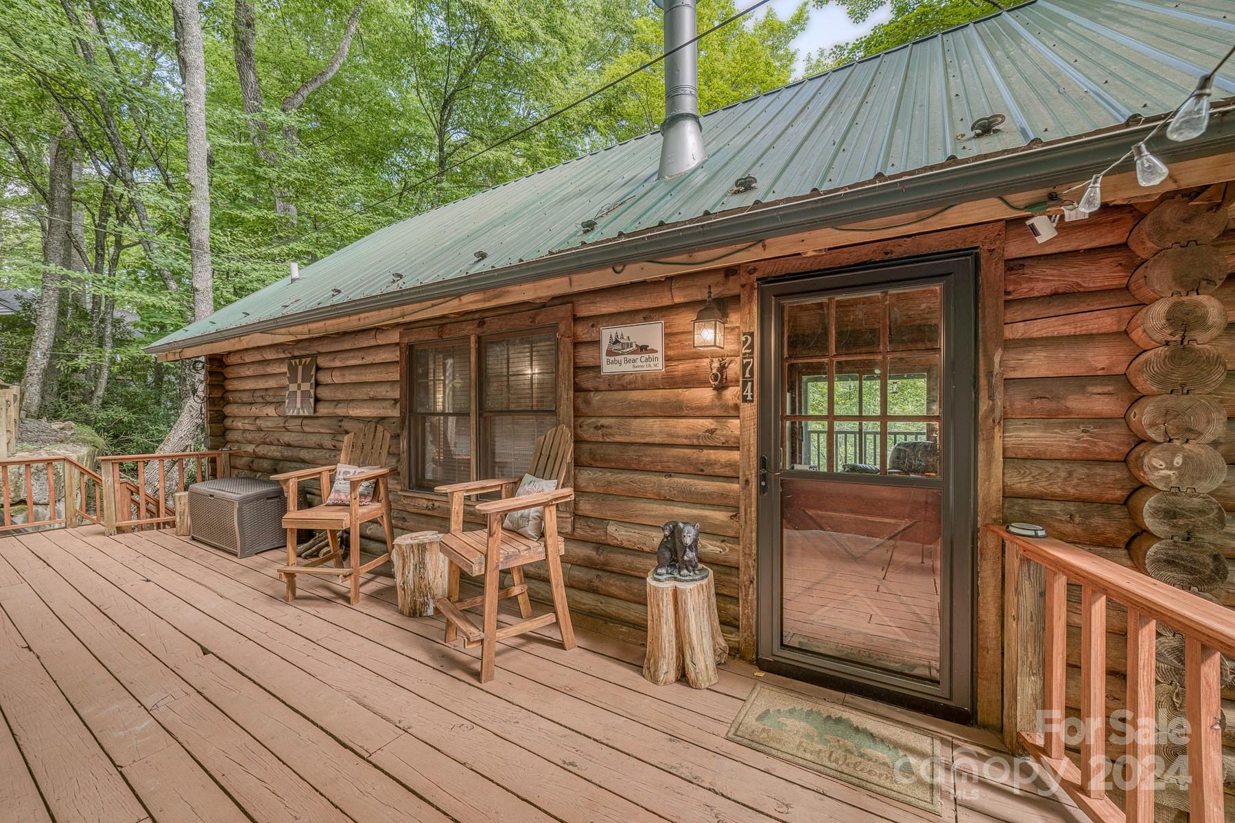 274 Hemlock Road Banner Elk, NC 28604 - Photo 3 of 46 a view of a patio on the deck
