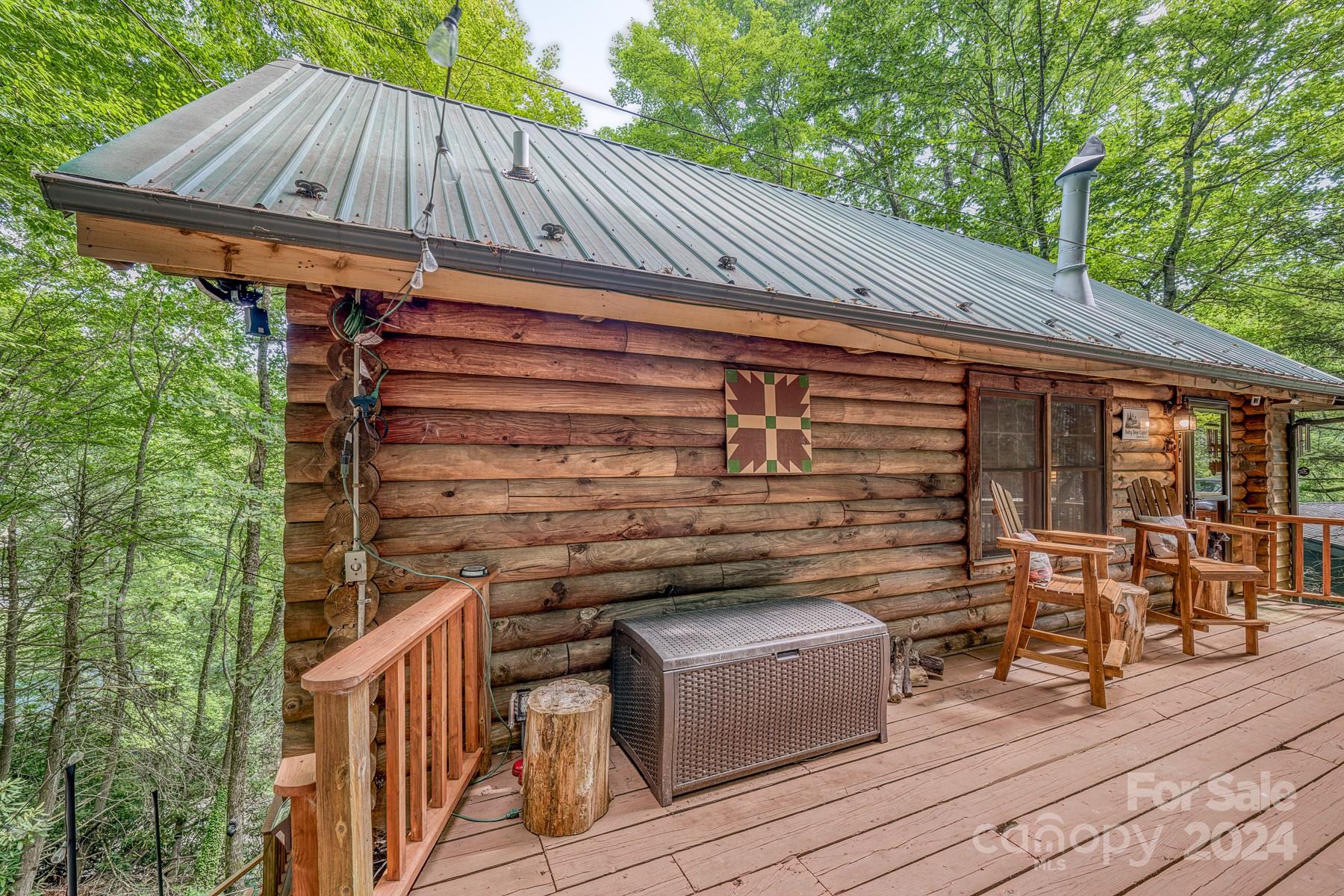 274 Hemlock Road Banner Elk, NC 28604 - Photo 4 of 46 a backyard of a house with seating space