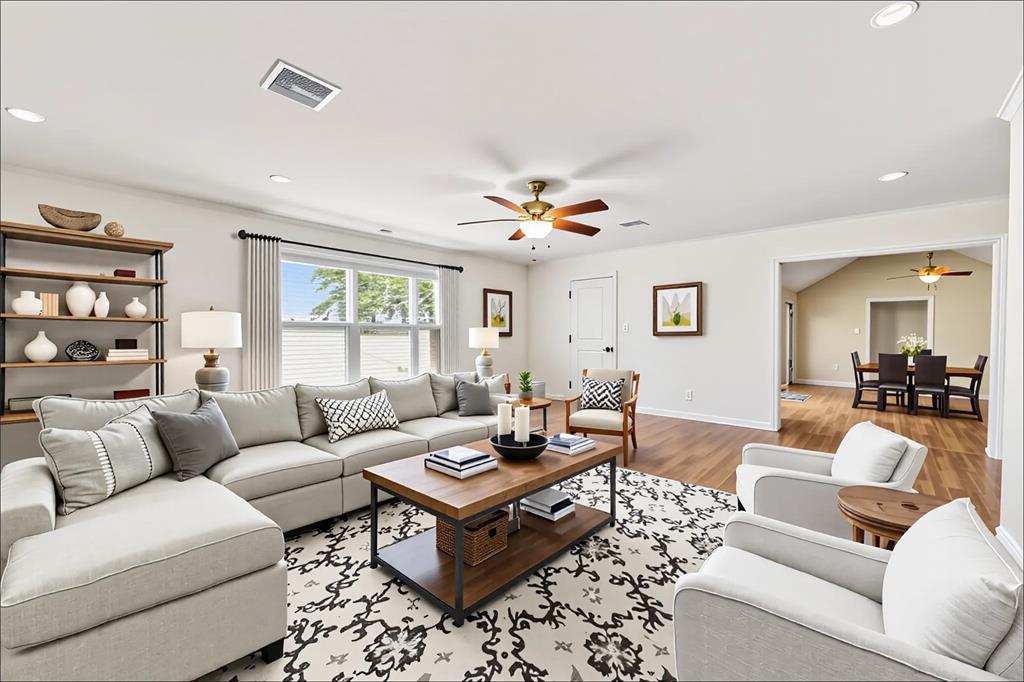583 County Rd NW 1010 Road Northwest Mount Vernon, TX 75457 - Photo 10 of 40 a living room with furniture a table and a window