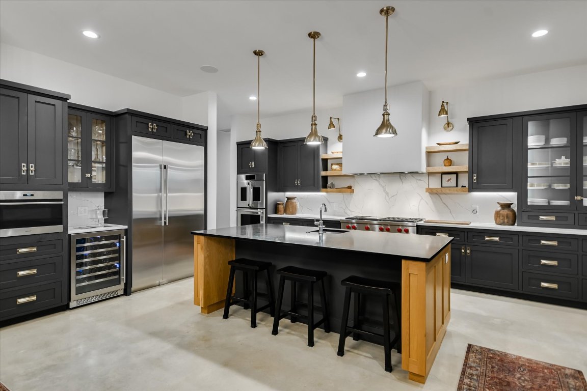 343 Pug Rippy Dripping Springs, TX 78620 - Photo 15 of 40 Restaurant quality kitchen & multiple beverage centers