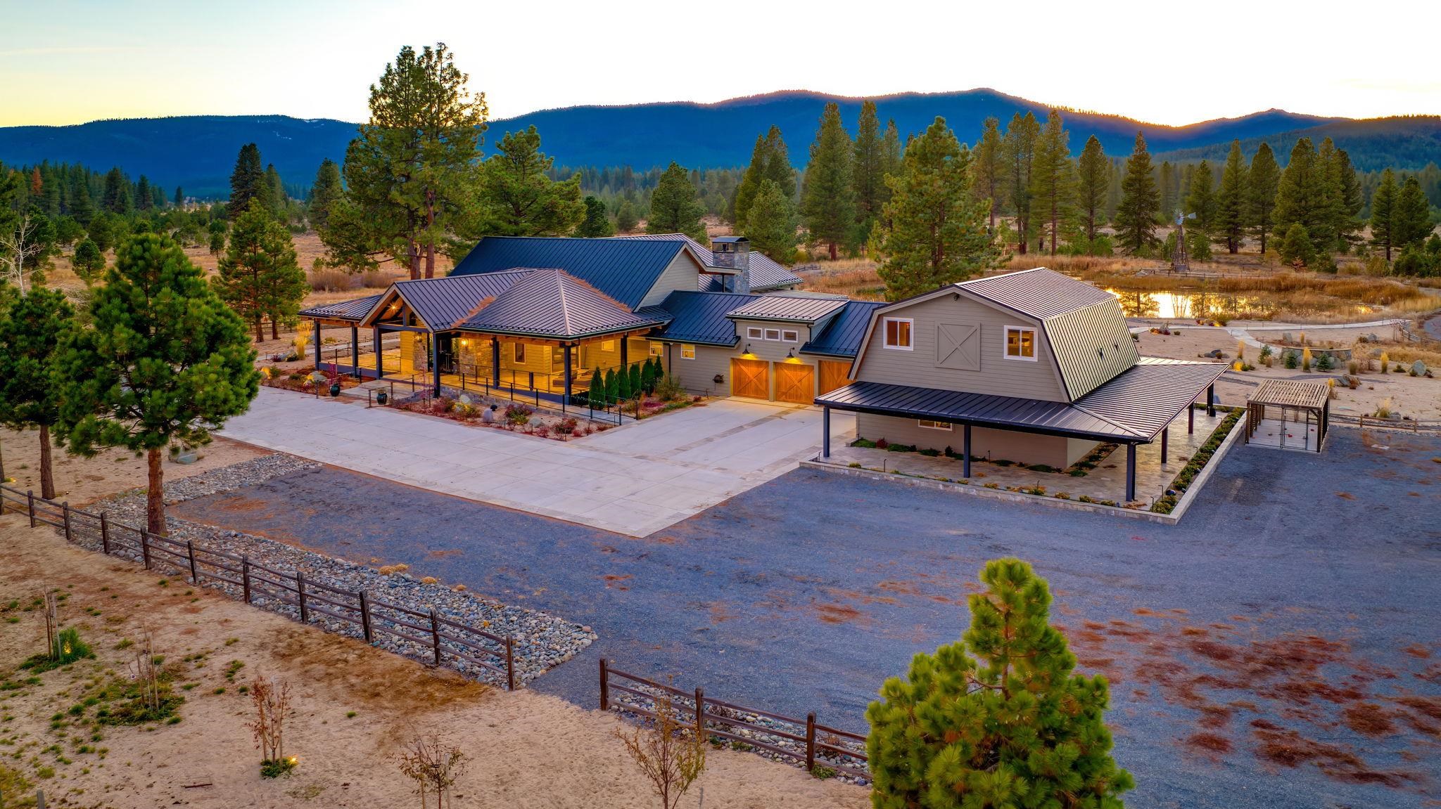 6200 Westside Road Calpine, CA 96124 - Photo 8 of 21 a view of a house with pool and a yard