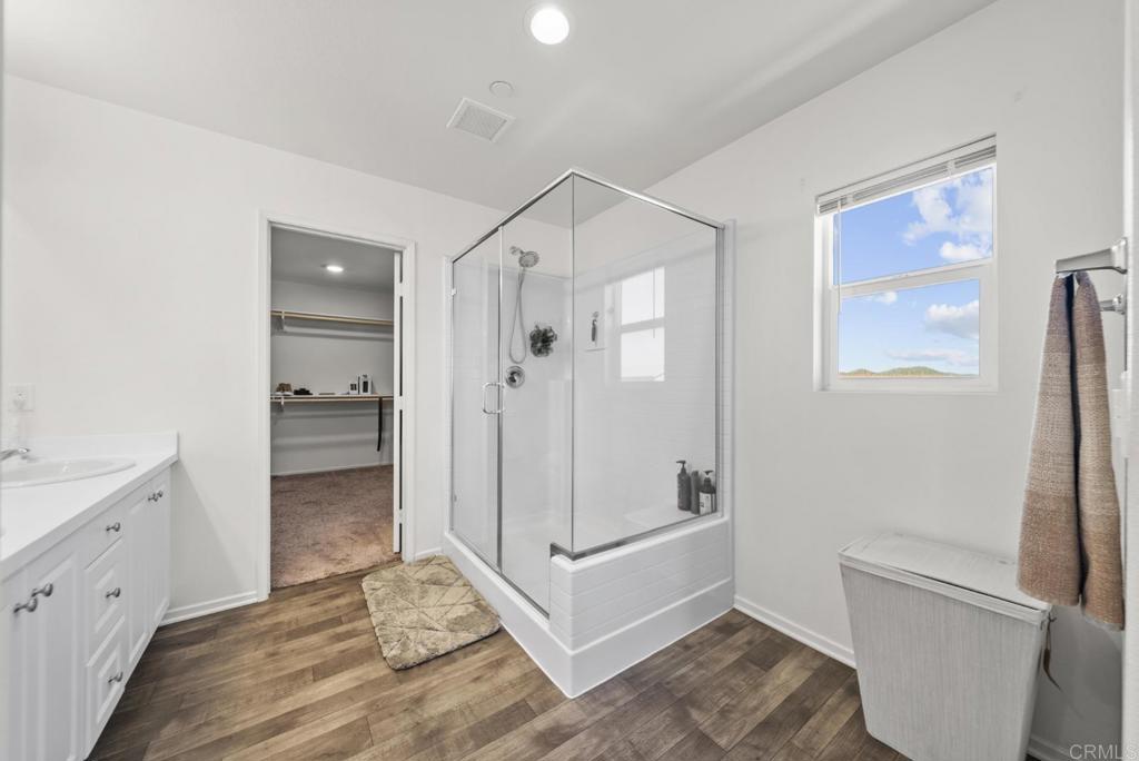 29483 Beeler Road Winchester, CA 92596 - Photo 22 of 42 a bathroom with a shower and a sink