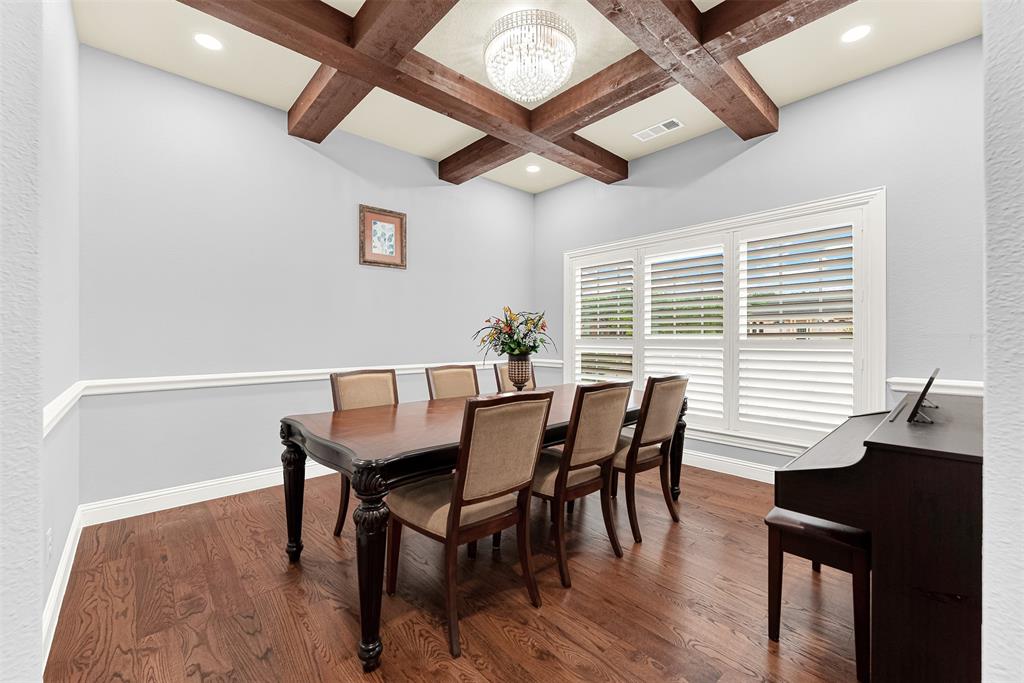 2613 Ranch Court Cedar Hill, TX 75104 - Photo 3 of 29 a view of a dining room with furniture window and wooden floor