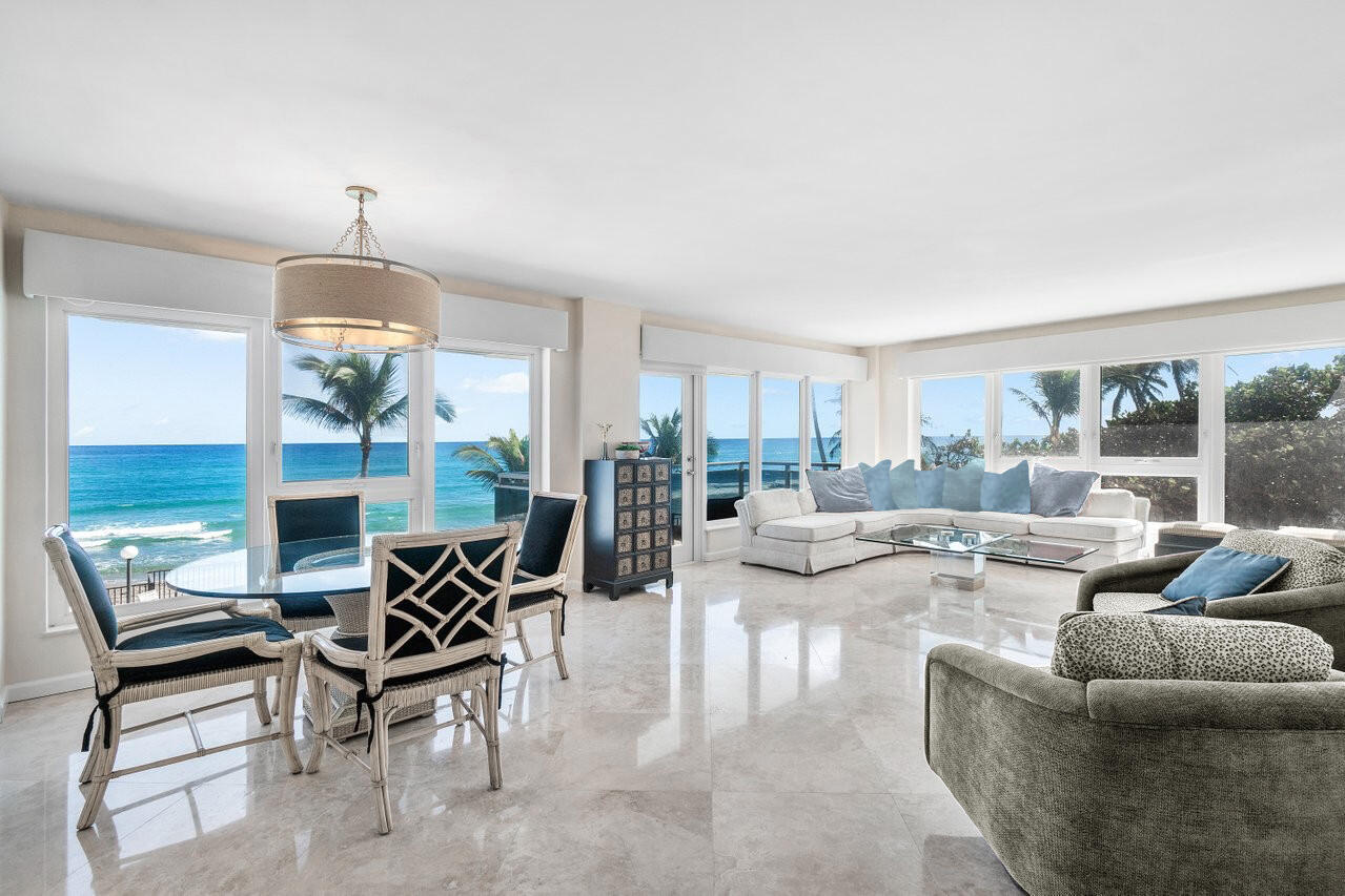 2066 North Ocean Boulevard, Unit 2SE Boca Raton, FL 33431 - Photo 2 of 32 Living View 1