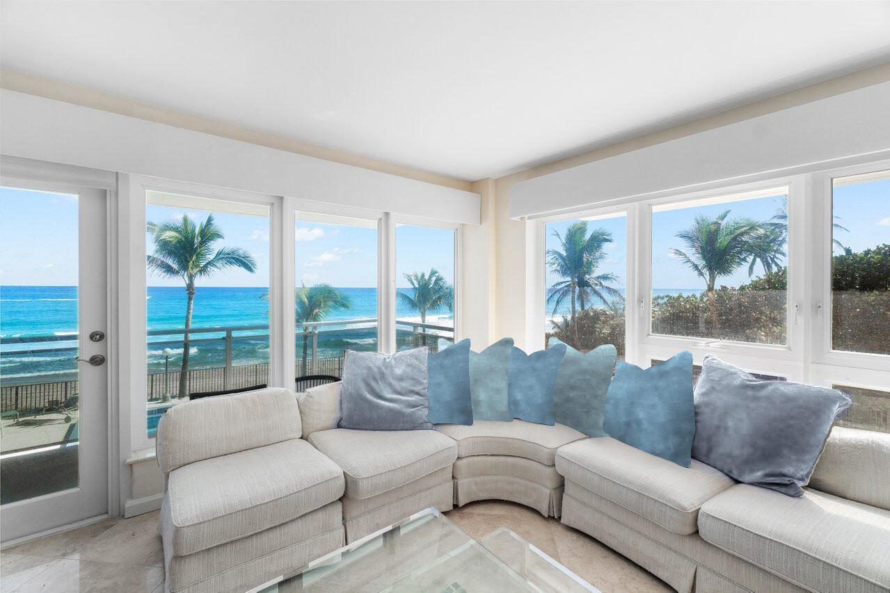 2066 North Ocean Boulevard, Unit 2SE Boca Raton, FL 33431 - Photo 4 of 32 Living View 6