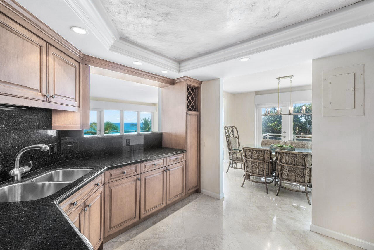 2066 North Ocean Boulevard, Unit 2SE Boca Raton, FL 33431 - Photo 10 of 32 Kitchen View 3_Final