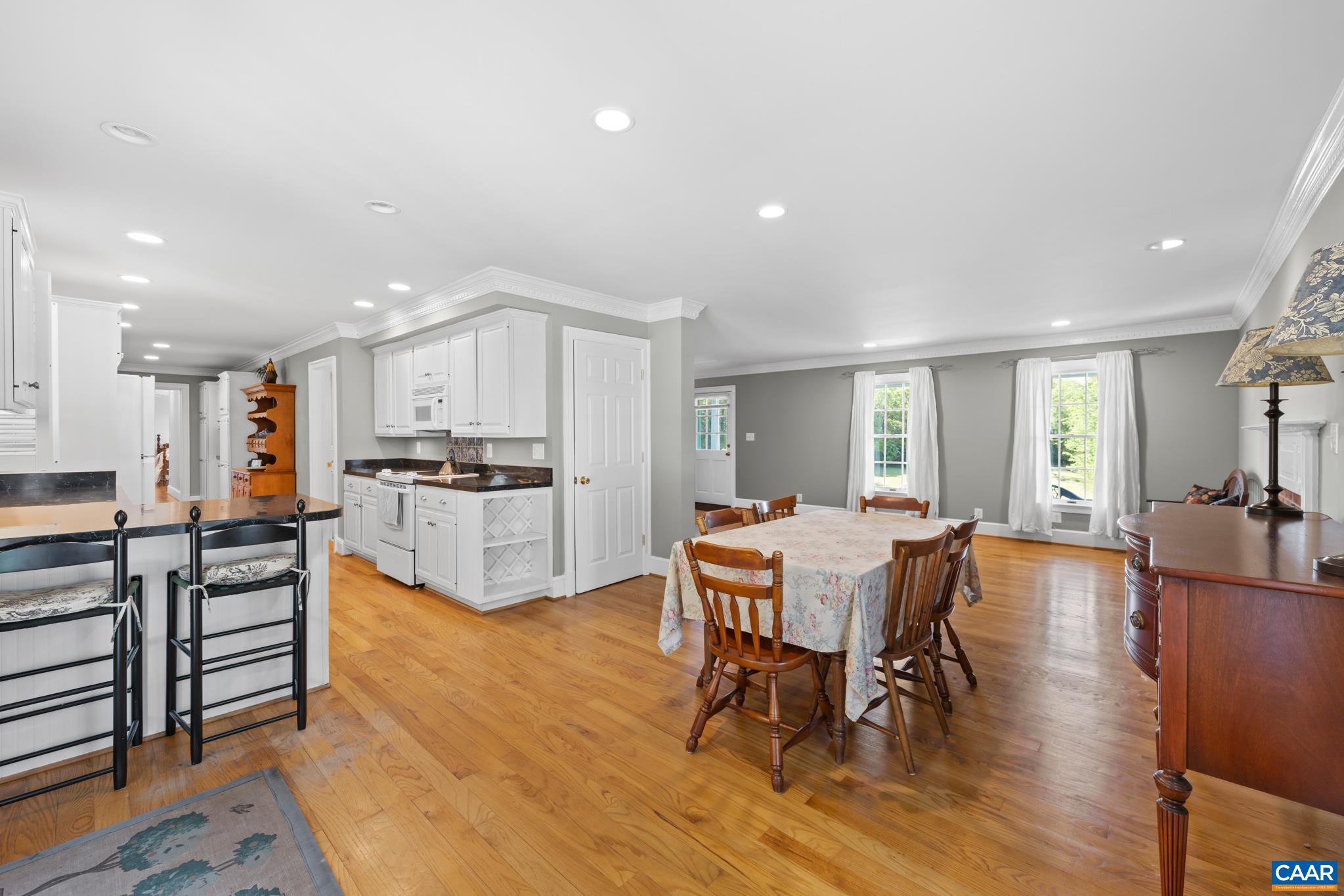 480 Dawsonville Road Barboursville, VA 22923 - Photo 20 of 55 a view of kitchen with cabinets and wooden floor