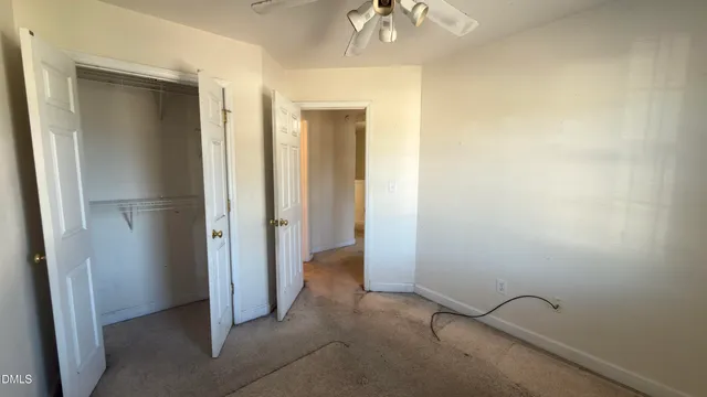 a view of closet area