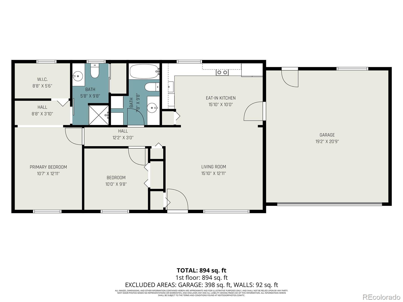 8207 High Street Denver, CO 80229 - Photo 31 of 31 a picture of a floor plan