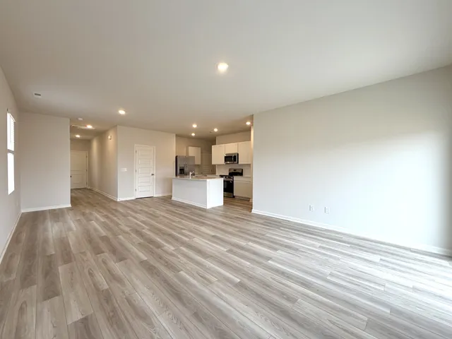a view of kitchen and utility room