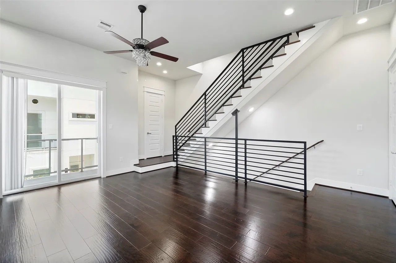 2105 Engelmohr Street, Unit A Houston, TX 77054 - Photo 3 of 16 a view of an entryway with wooden floor