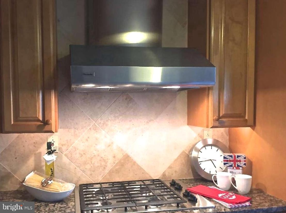 433 Haverford Road Wynnewood, PA 19096 - Photo 5 of 32 Limestone backsplash & solid wood custom cabinets