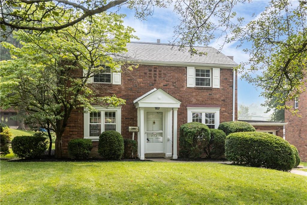 442 Serrano Avenue Pittsburgh, PA 15228 - Photo 30 of 31 a front view of a house with a garden