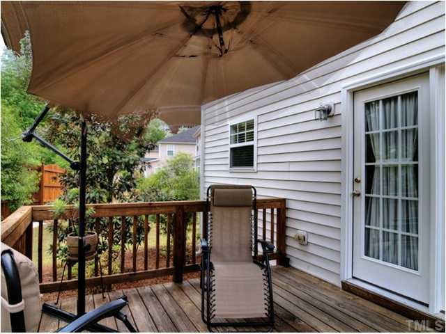 1912 Grace Point Road Morrisville, NC 27560 - Photo 19 of 25 If the front porch isn't large enough, then have a look at the deck out back! Patio/Deck
