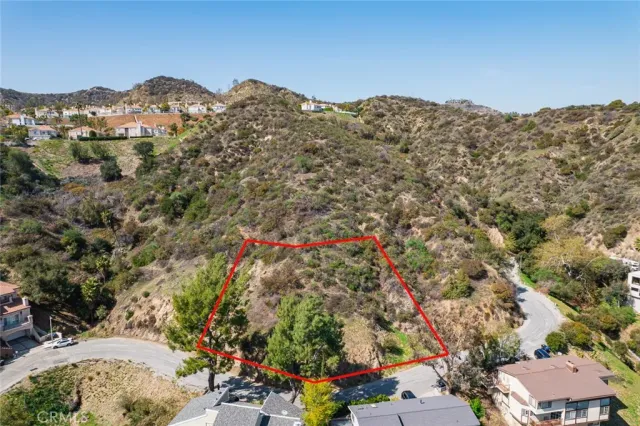 a view of a city and mountains