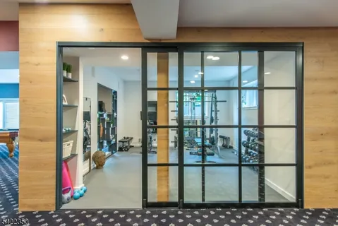 a room with furniture and window