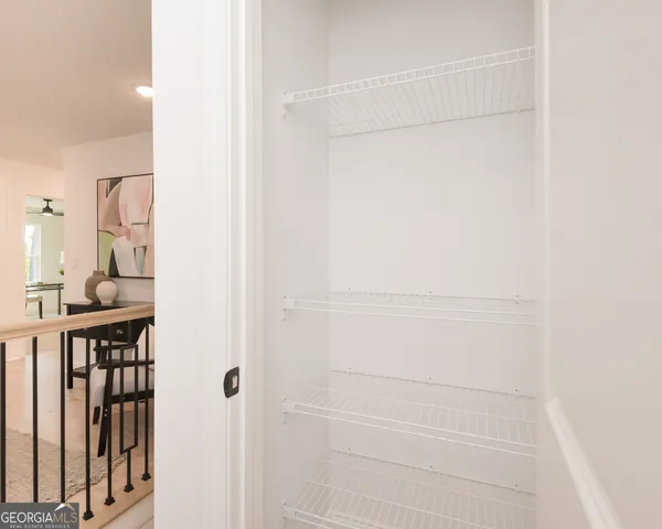 a view of a small space