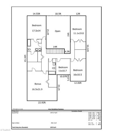 $628,000 | 740 Clemmons Crossing Court, Clemmons, NC 27012
