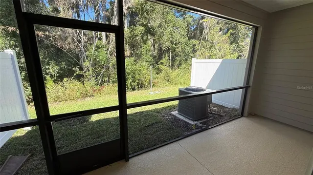 a view of front door of house