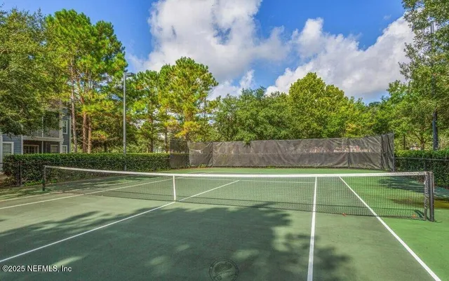 a view of a tennis court