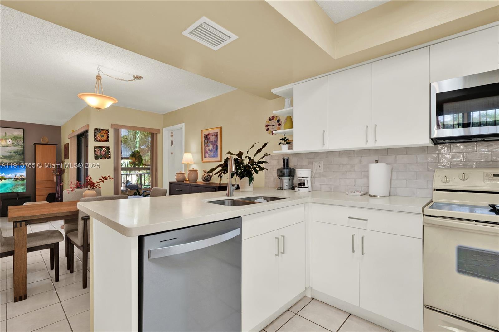 10857 Northwest 7th Street, Unit 2417 Miami, FL 33172 - Photo 19 of 35 a kitchen with appliances a sink and cabinets