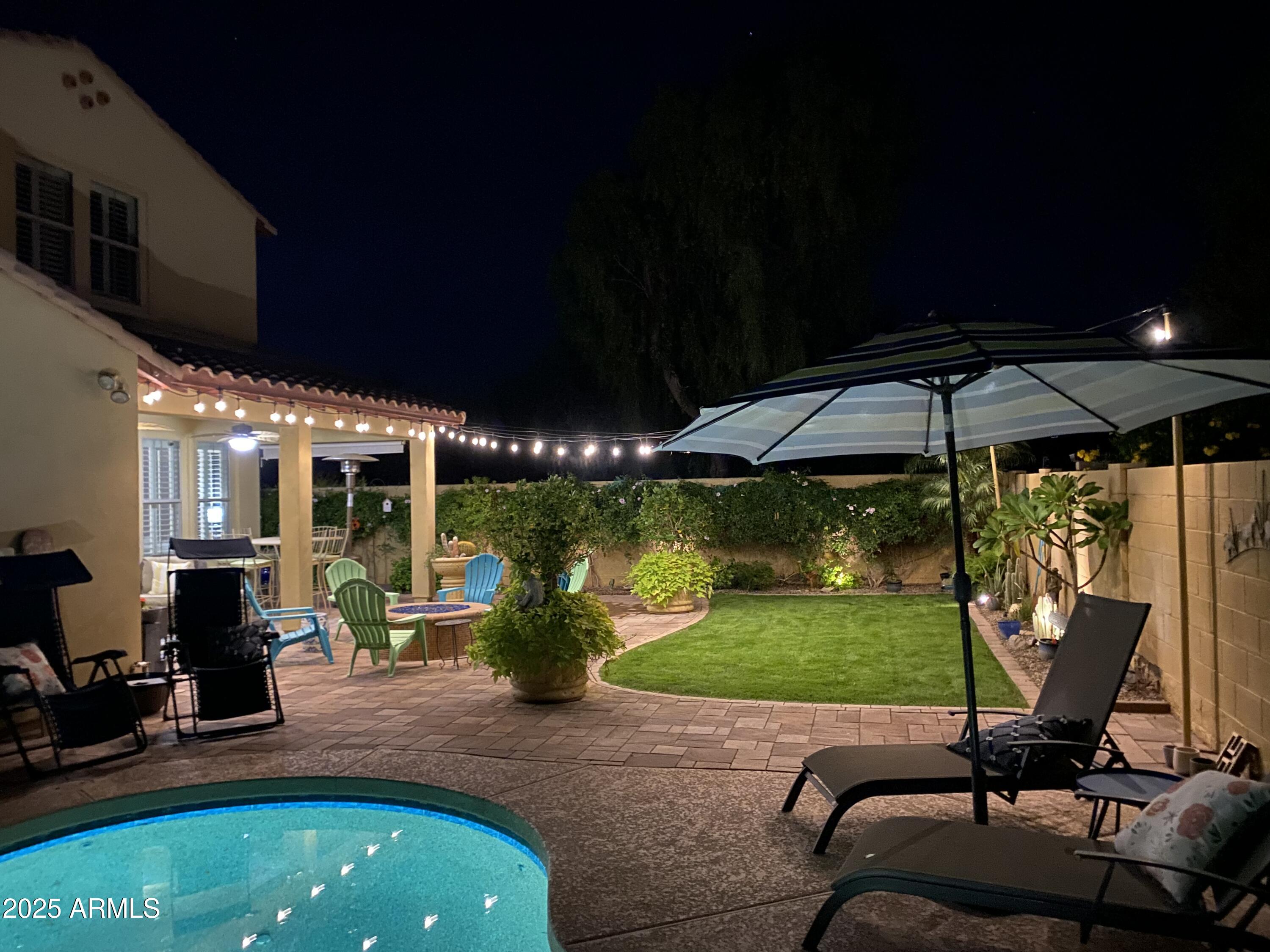 2946 North Beverly Place Buckeye, AZ 85396 - Photo 2 of 61 BACKYARD AT NIGHT