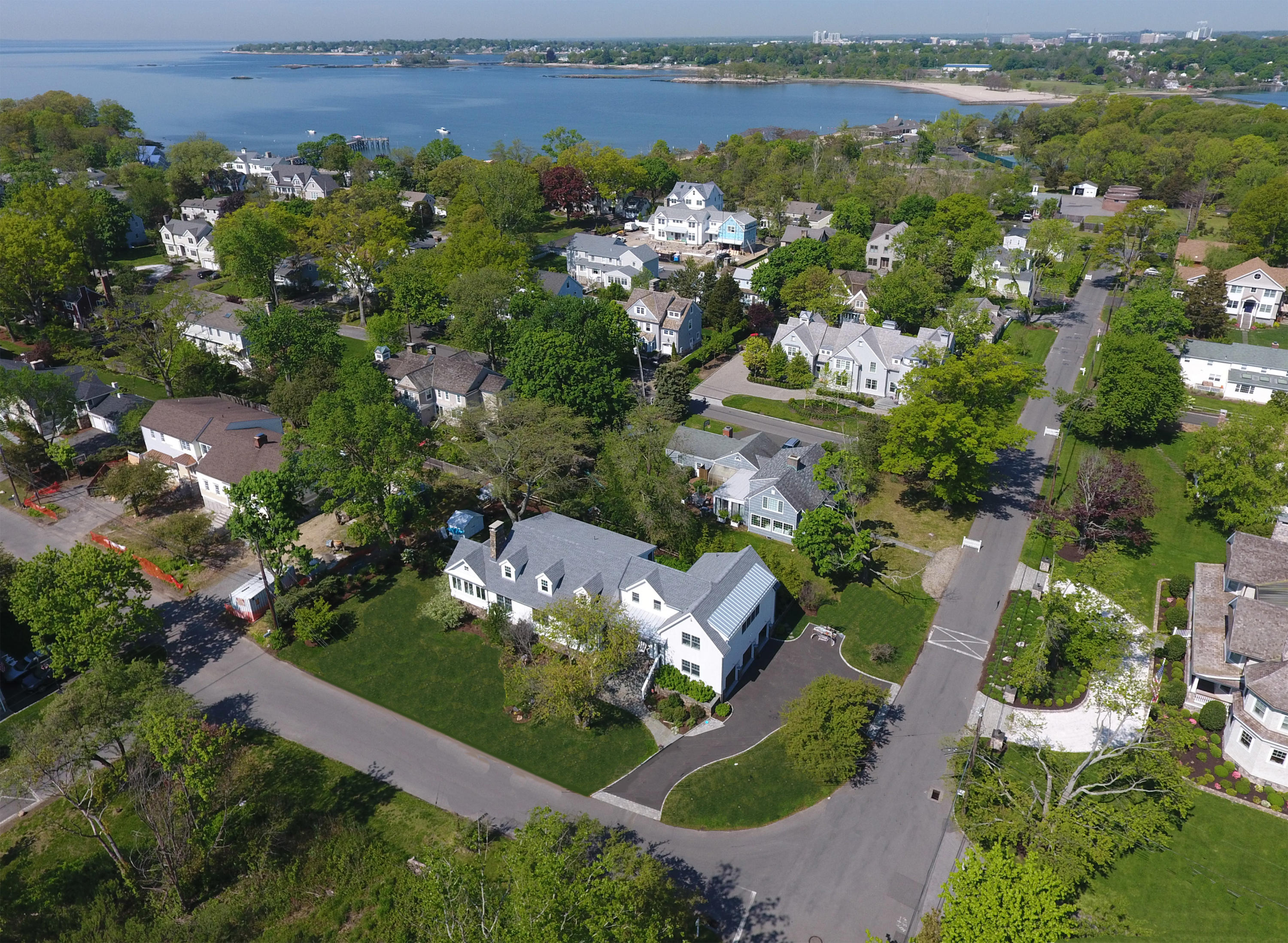 20 Plymouth Road Darien, CT 06820 - Photo 1 of 46 an aerial view of a house with a yard