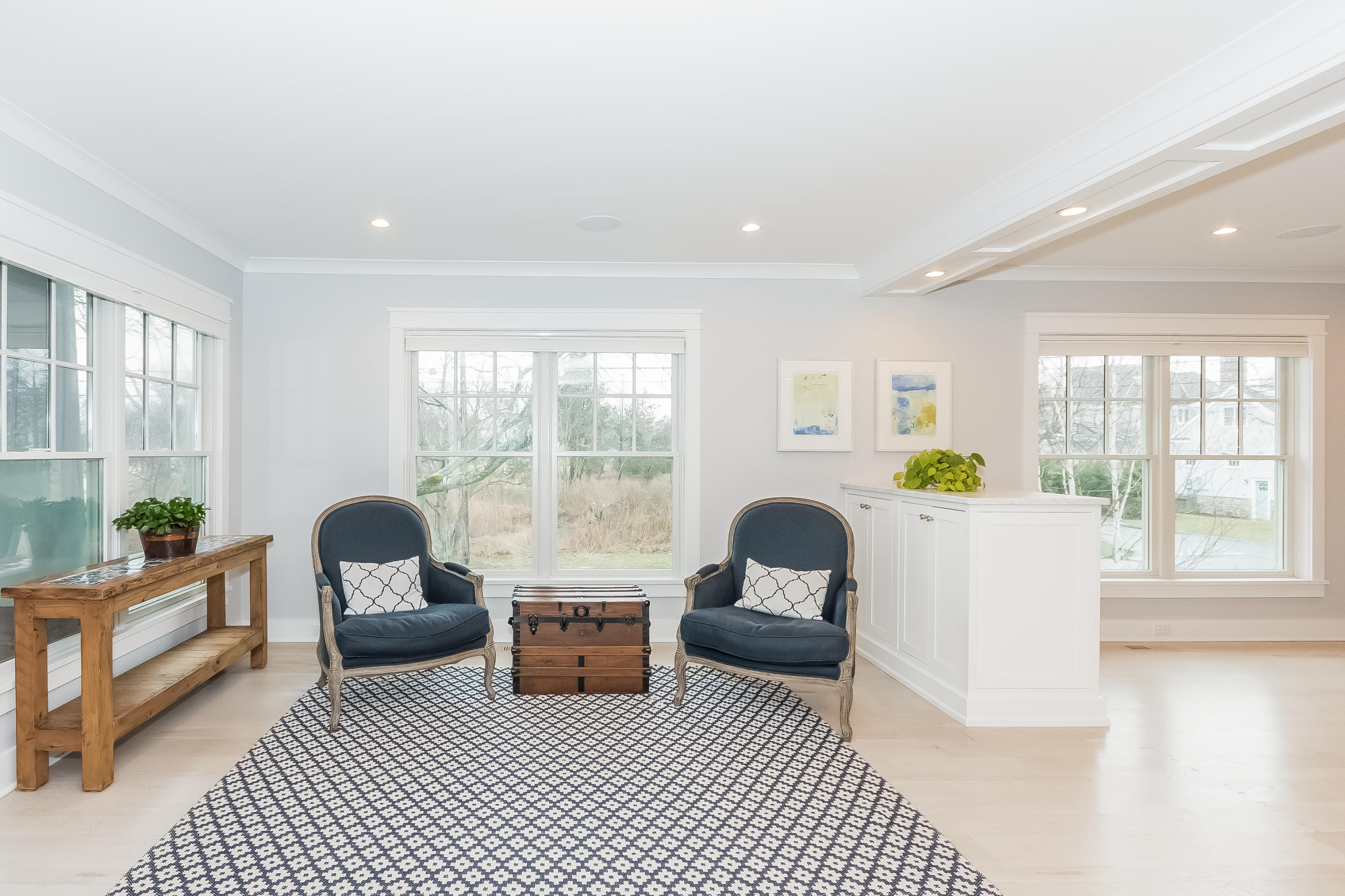 20 Plymouth Road Darien, CT 06820 - Photo 13 of 46 a living room with furniture and a rug