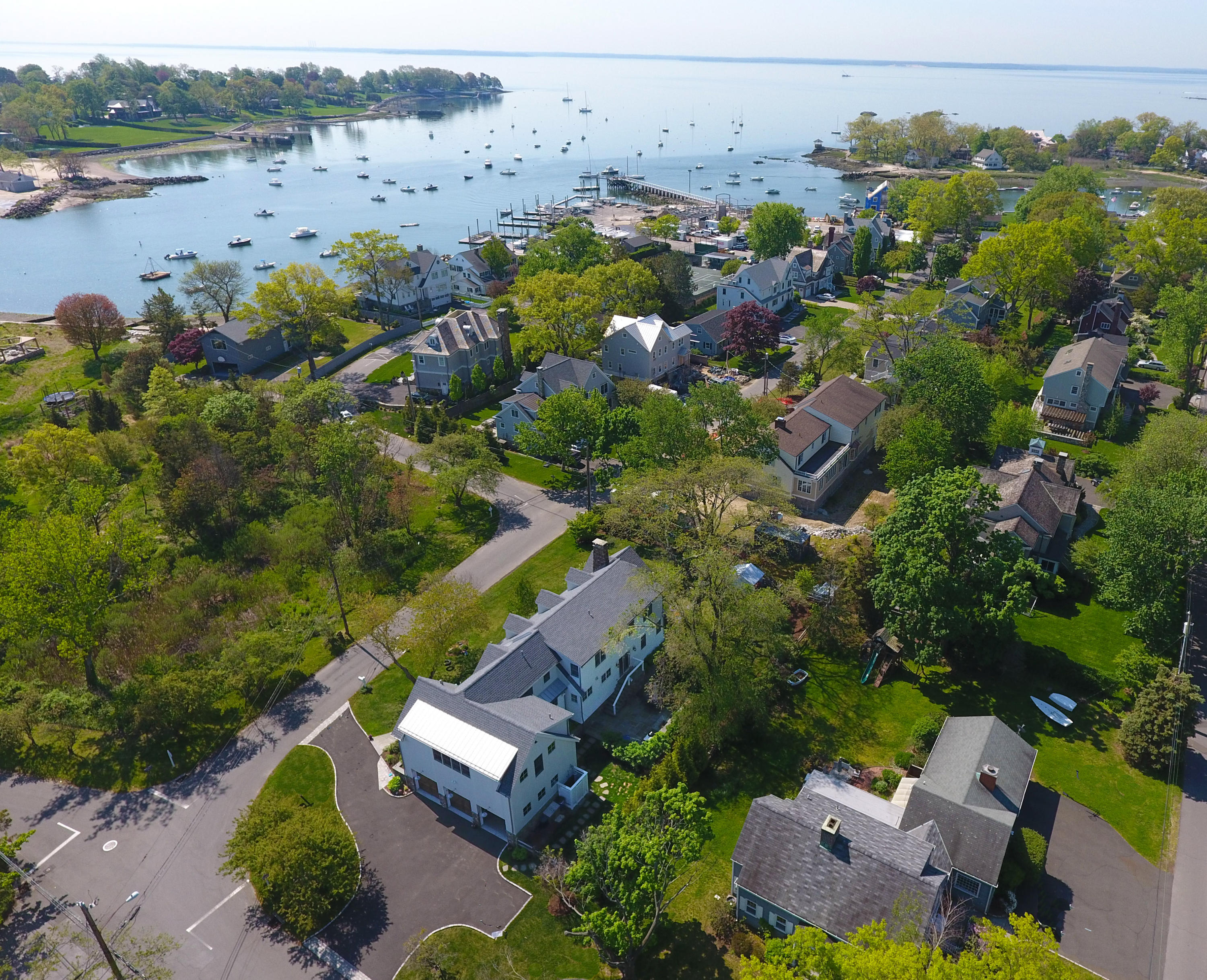 20 Plymouth Road Darien, CT 06820 - Photo 2 of 46 an aerial view of multiple house with outdoor space