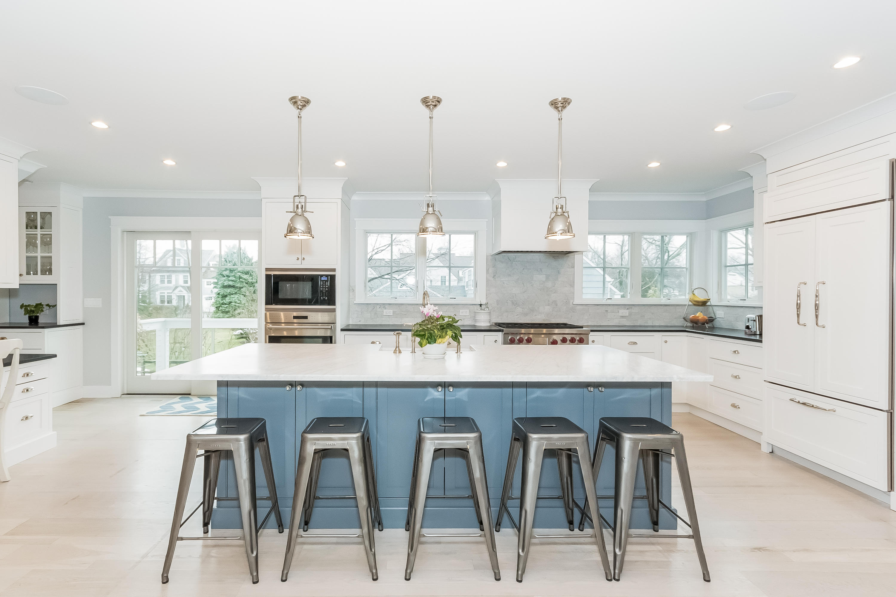 20 Plymouth Road Darien, CT 06820 - Photo 8 of 46 a kitchen with cabinets and chairs