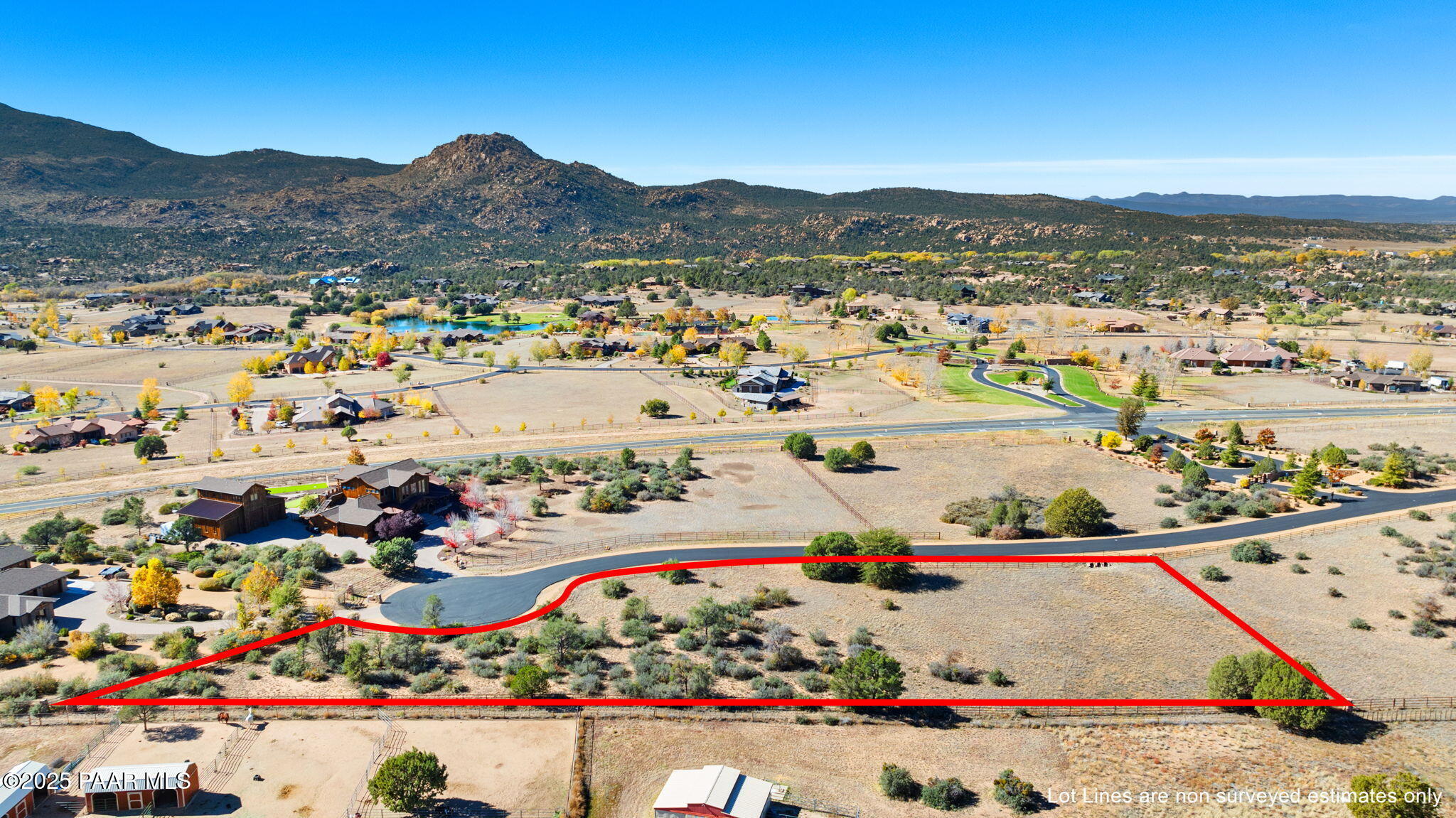 9515 North Equine Road Prescott, AZ 86305 - Photo 12 of 51 11-Aerial (6) Lot Lines