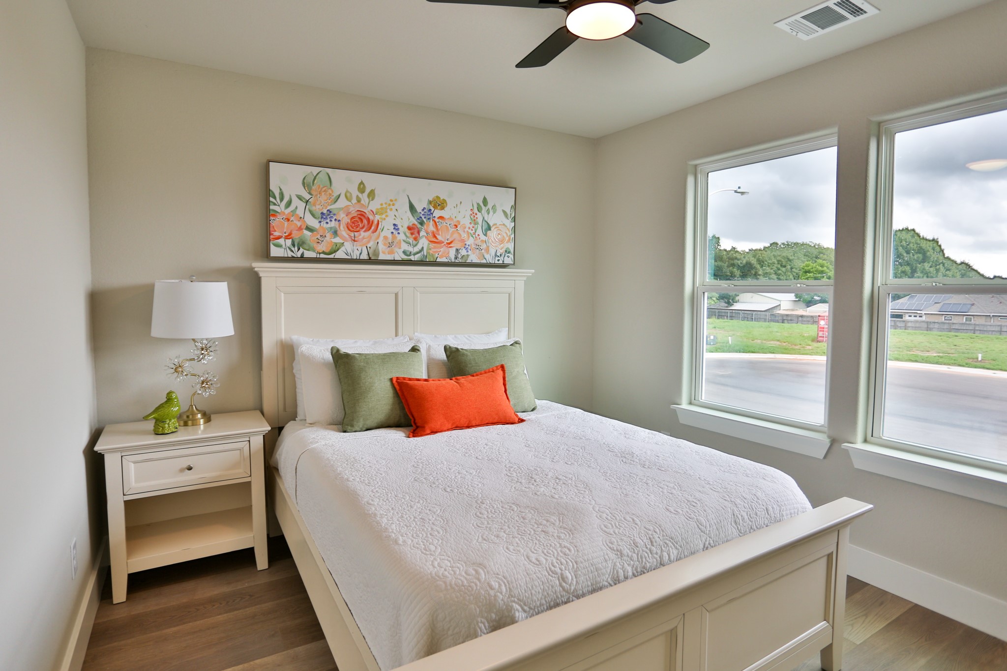 325 String Prairie Way Smithville, TX 78957 - Photo 20 of 23 a bedroom with bed and window