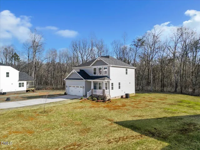 a house view with a outdoor space