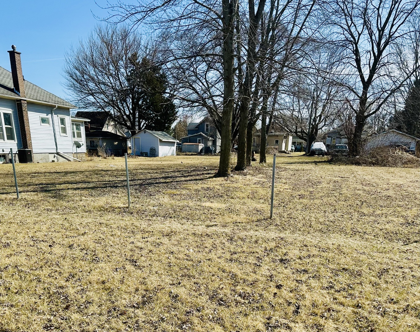 a house with trees in front of it