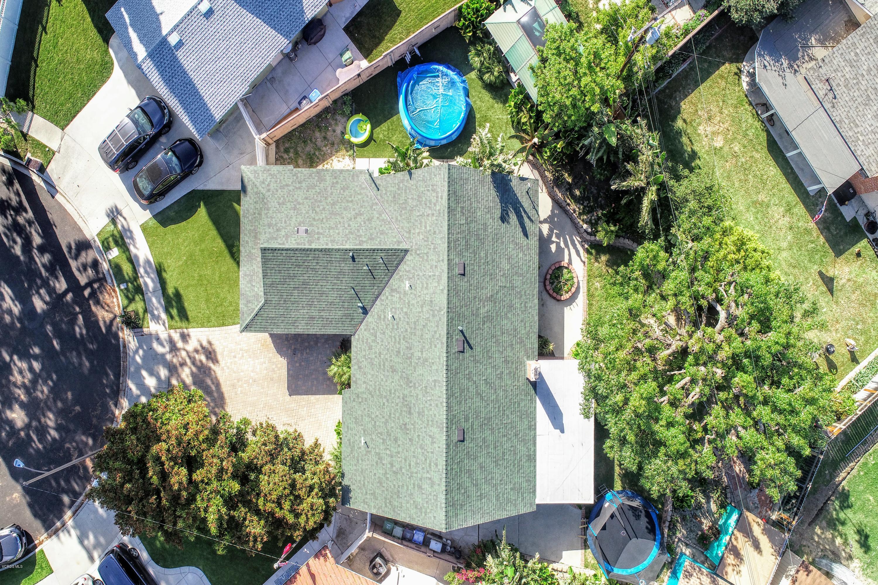 2298 Copley Street Simi Valley, CA 93063 - Photo 5 of 51 an aerial view of a house with a swimming pool